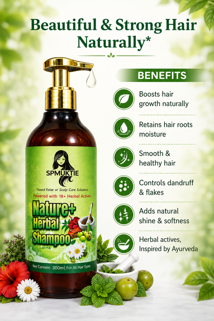 Nature+ Herbal Shampoo 300 ml