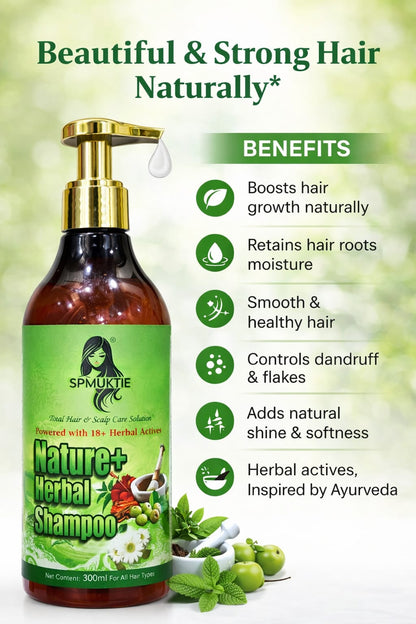 Nature+ Herbal Shampoo 300 ml