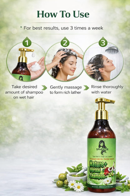 Nature+ Herbal Shampoo 300 ml