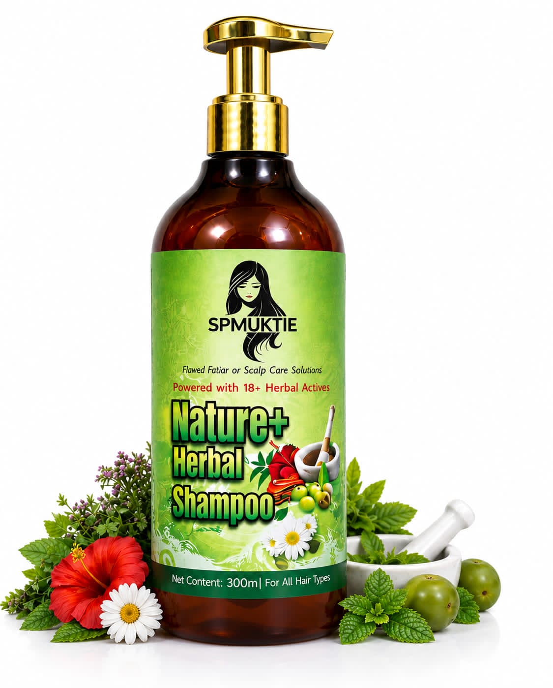 Nature+ Herbal Shampoo 300 ml